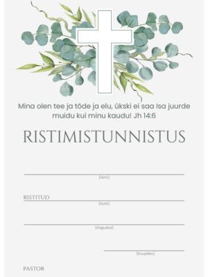 Ristimistunnistus